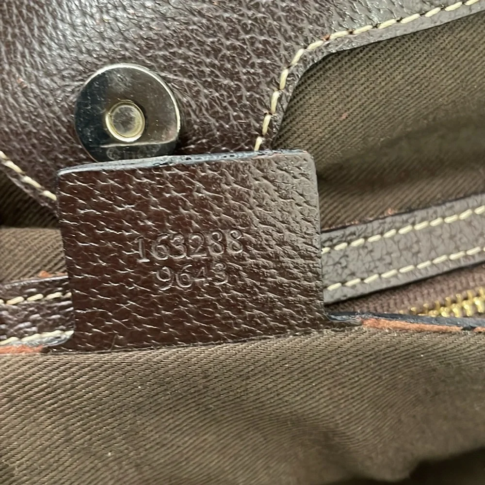 Vintage Gucci Monogram Handbag - Picture 11 of 16